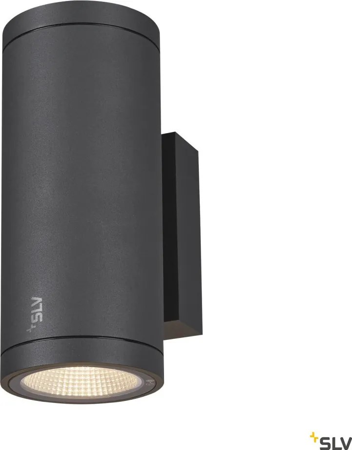 SLV 1003425 ENOLA ROUND Modern Kültéri Fali Lámpa Antracit, Átlátszó LED IP65