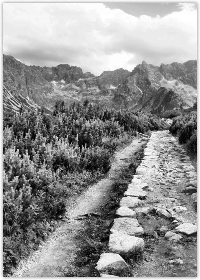 Poszterek A5 Pion Tátra Lengyel hegyek Kilátás