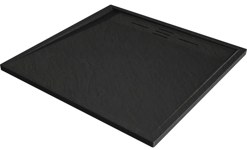 Mexen Amon négyzetes zuhanytálca SMC 90 x 90 cm, fekete - 4F709090