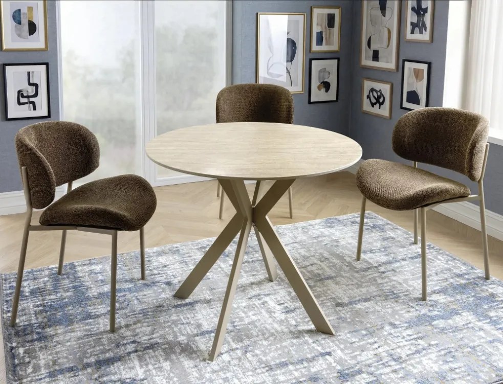 Kiso Noelle étkezőszék cappuccino/kasmír