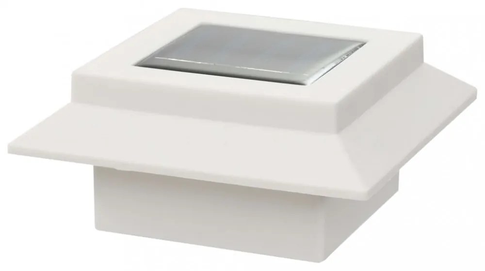 12 db fehér négyzet alakú kültéri napelemes LED lámpa 12 cm
