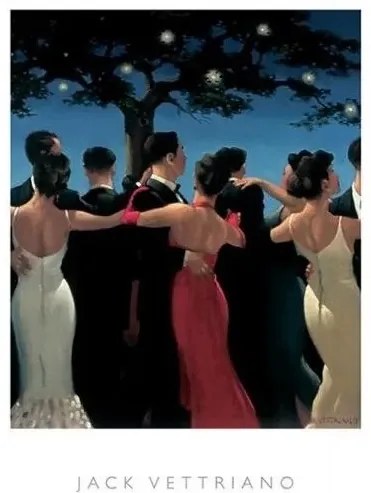 Művészeti nyomat Waltzers, 1992, Jack Vettriano