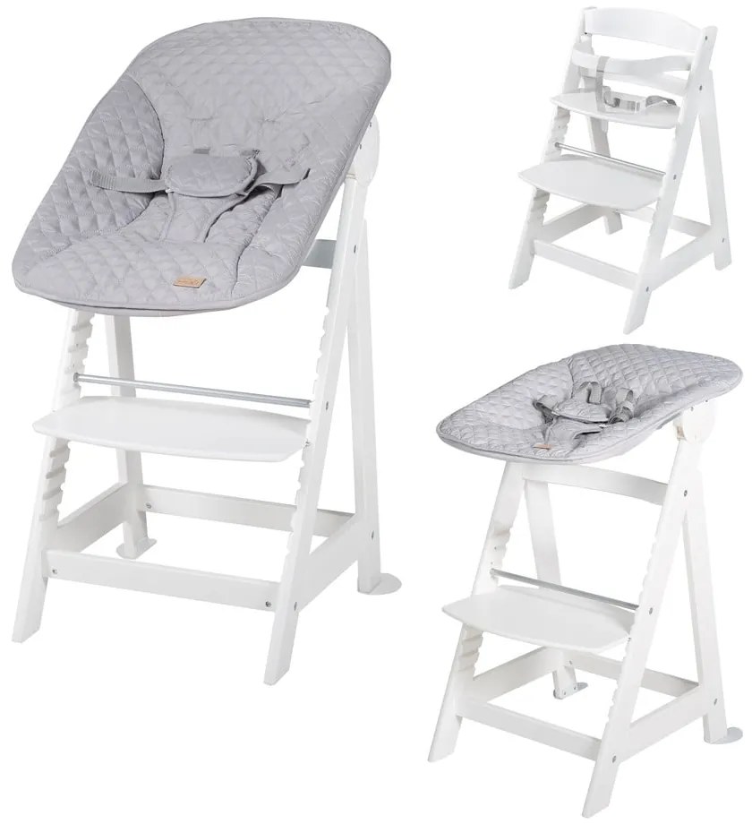 Fehér etetőszék Grow-Along – Roba