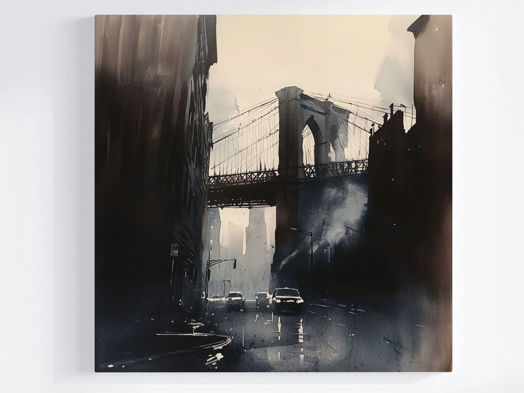 Poszter New York Város Brooklyn Híd Brooklyn 80x80