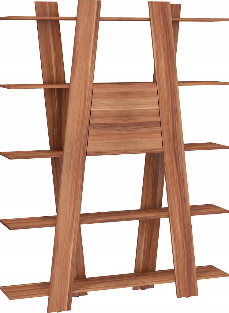 Álló könyvespolc Via 08 létra 150 cm 2D szilva