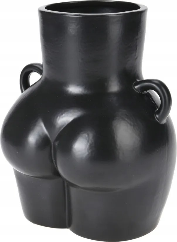 Váza 22 cm Lady Black Kerámia 1 db