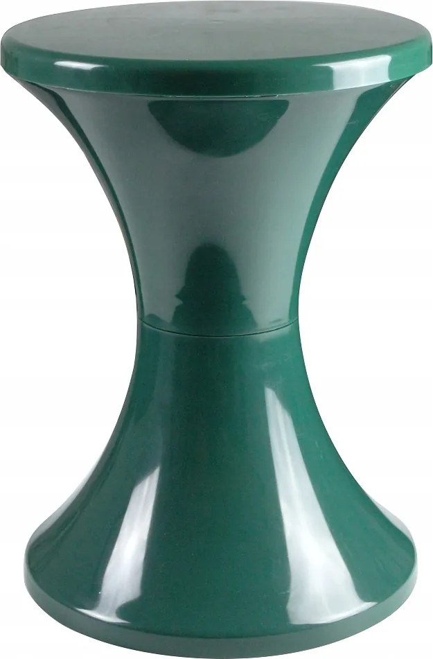 Szék Zsámoly Műanyag Homokóra Lengyel Termék Sötét Zöld