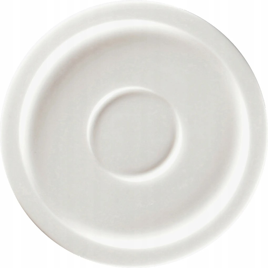 Porcelán Rak Stone eszpresszó csészealj 13 cm fehér