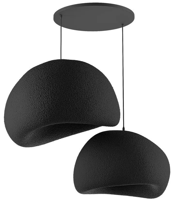Függőlámpa - Wabi Sabi Chalkforms - Fekete