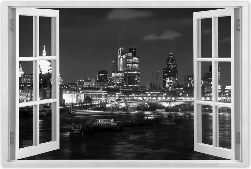 Poszterek 60x40 London éjszakai tájkép