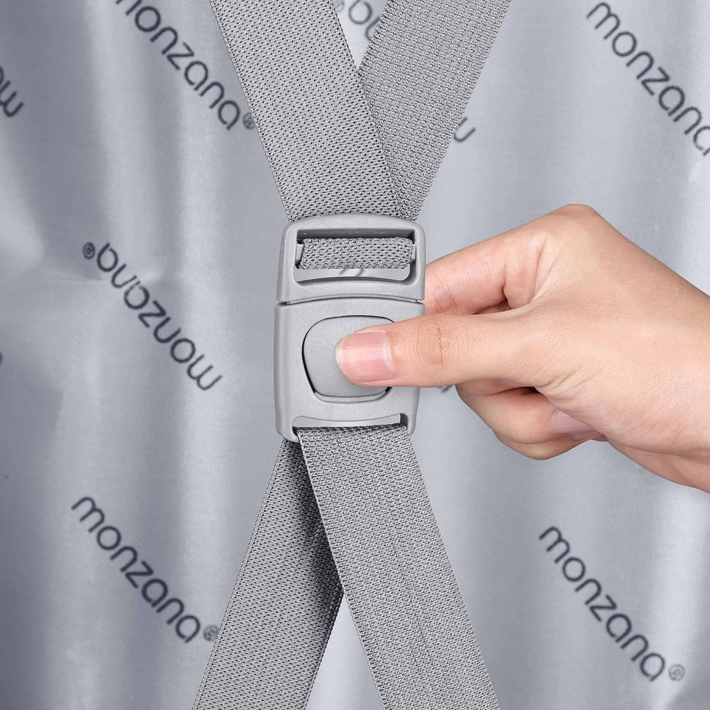 monzana® Fekete 4 részes utazóbőröndök készlete