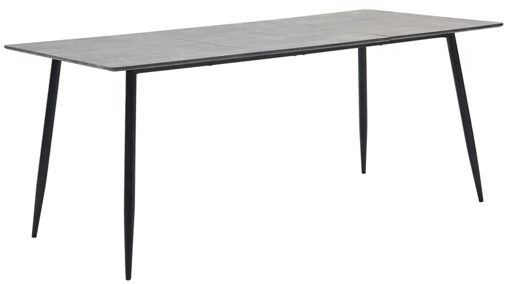 vidaXL szürke MDF étkezőasztal 180 x 90 x 75 cm