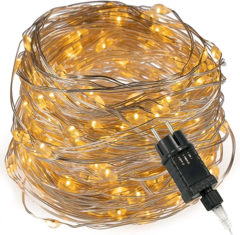 NEXOS Fényfüzér 240 LED Meleg fehér 33 m