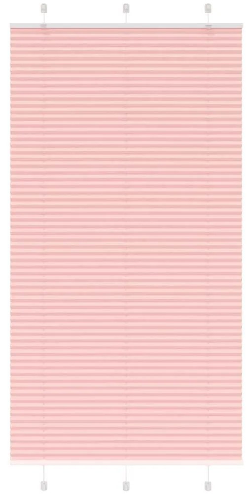 pliszírozott redőny rózsaszín 105x200cm szövetszélesség 104,4cm
