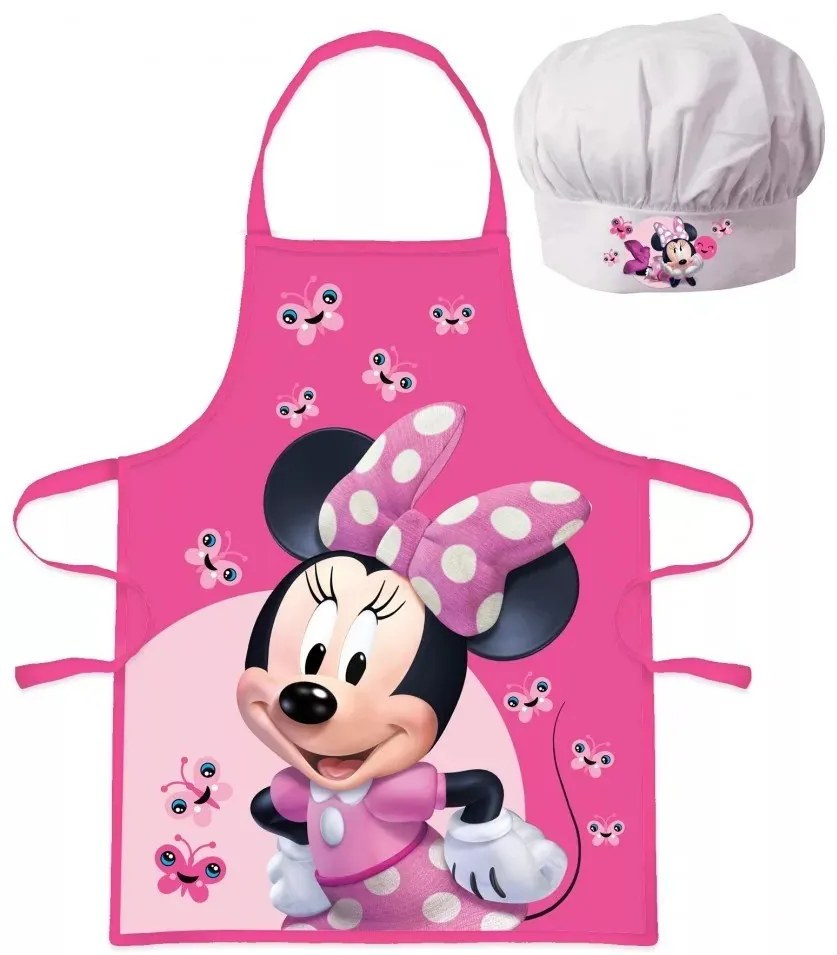 Disney Minnie Sparkling Eyes gyerek kötény 2 darabos szett