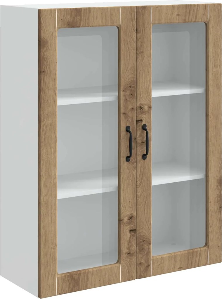 vidaXL Konyhaszekrény Kalmar Artisan tölgy 80 x 31 x 100 cm Faanyag