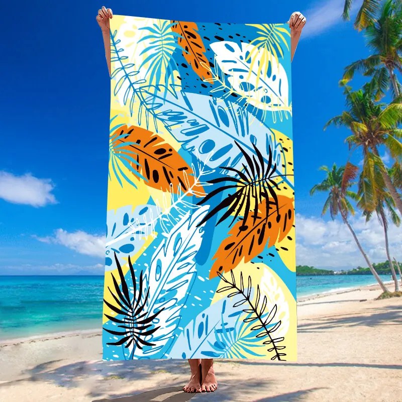 Strandtörölköző SUMMER FRESH 100x180 cm színes, 100% mikroszálas