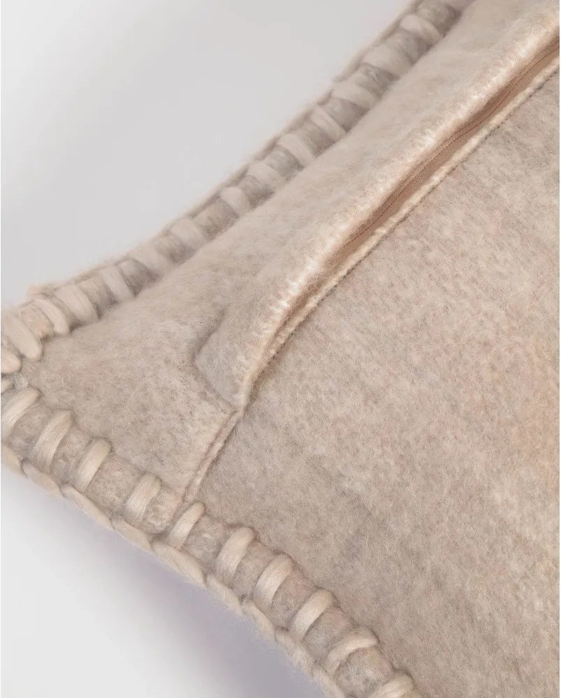 Gyapjúkeverék párnahuzat 30x50 cm Augustina – Kave Home