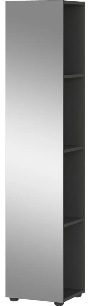 Antracitszürke fürdőszoba szekrény 31x144 cm Vasio – Germania
