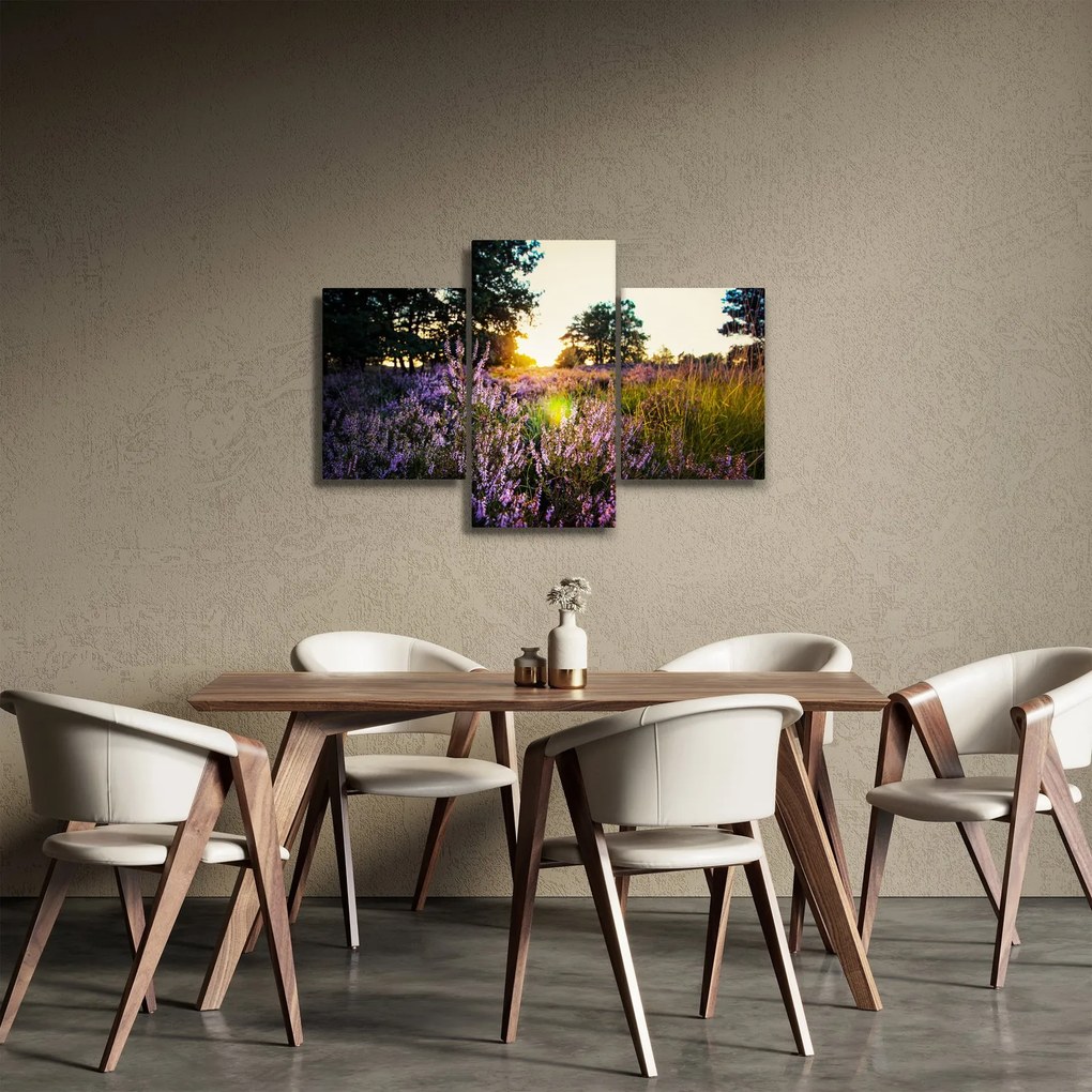 Egy levendulamező képe (90x60 cm)