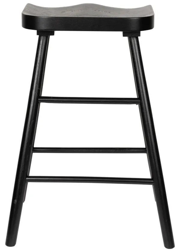 Fekete tölgyfa bárszék (ülésmagasság 65,5 cm) Vander – White Label