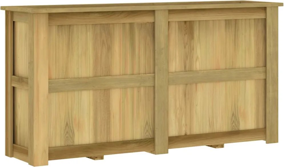 vidaXL impregnált fenyőfa magaságyás 196 x 50 x 100 cm