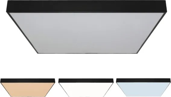 LED mennyezeti lámpa LED/480W/230V 3000/4000/6500K 120x120 cm fekete