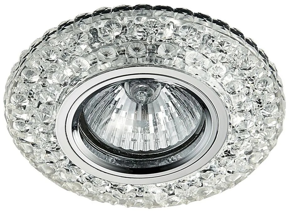 Prezent ELEGANT DOUBLE LIGHT 71095 Beépíthető spotlámpa 1x50W/GU10|1x3W/LED 380lm IP20