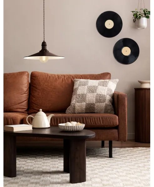 Eglo 49456 - STOCKBURY kábeles függeszték 1xE27/60W/230V, Ø 36 cm