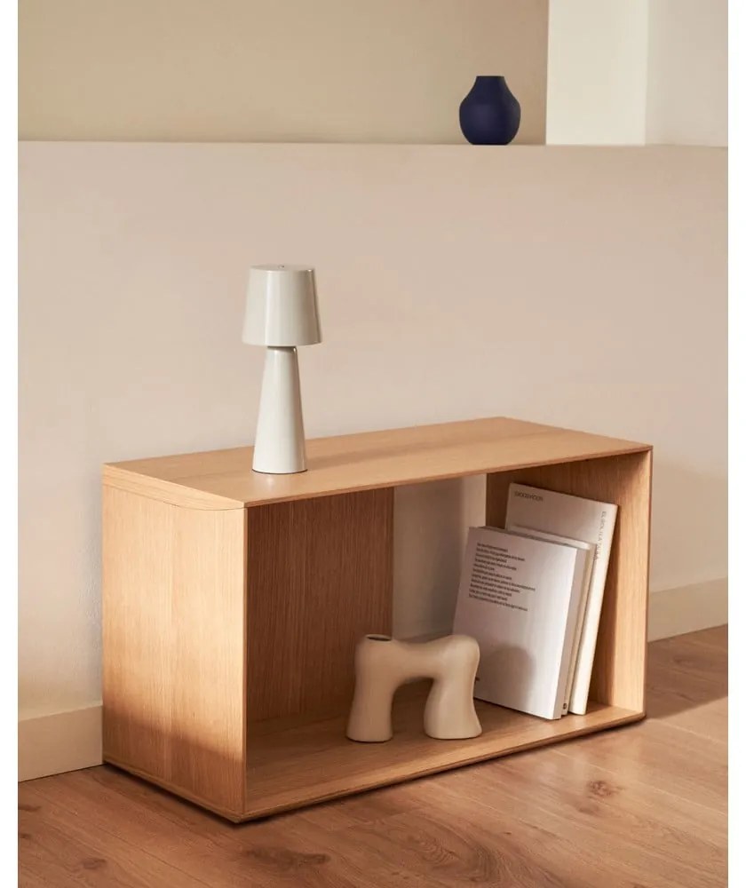 Natúr színű moduláris polcrendszer tölgyfa dekorral 67x38 cm Litto – Kave Home