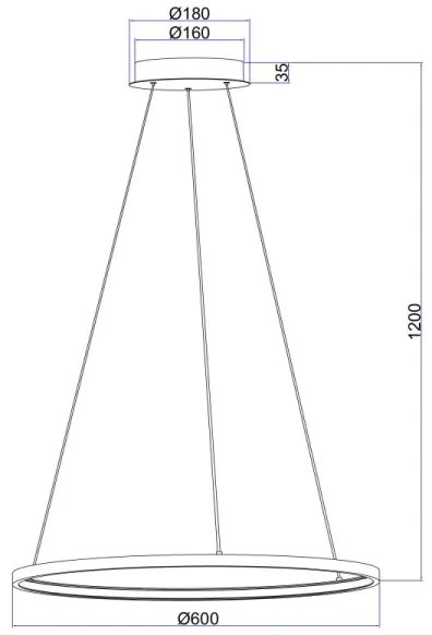 Globo 67192-29 - LED Csillár zsinóron RALPH LED/29W/230V