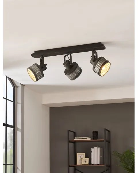 Eglo 43446 - Spotlámpa TURROCK 3xE27/28W/230V