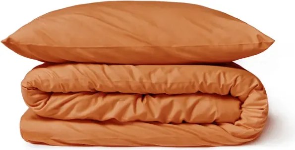 Pamut ágynemű CALMORA terrakotta Ágyneműhuzat mérete: 2 db 70 x 90 cm | 200 x 220 cm