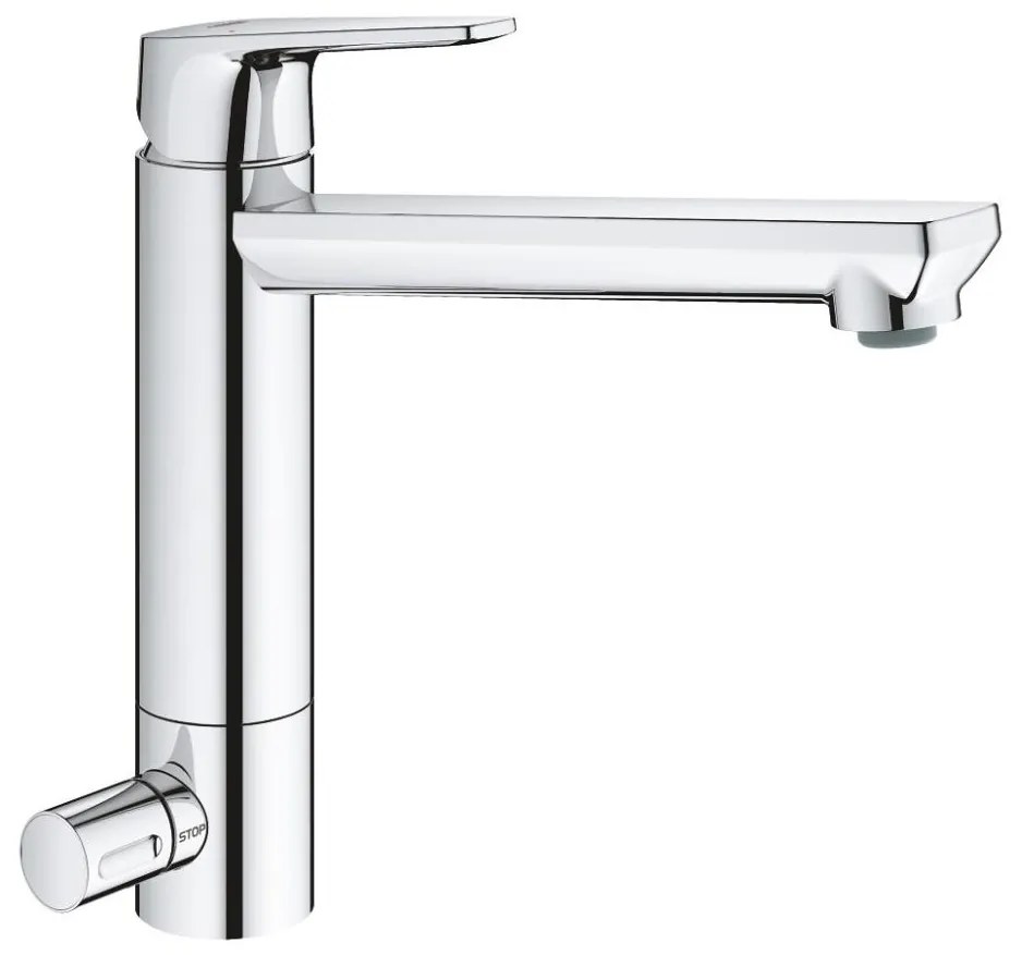 GROHE 31696000 - BAUEDGE mosogató csaptelep, fényes króm