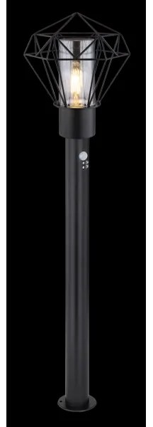 Globo 31357S - Kültéri fali lámpa érzékelővel HORACE 1xE27/15W/230V IP44