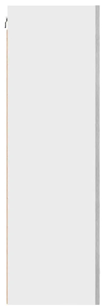 Függő szekrény Riga Szürke Sonoma és fehér 50 x 31 x 100 cm