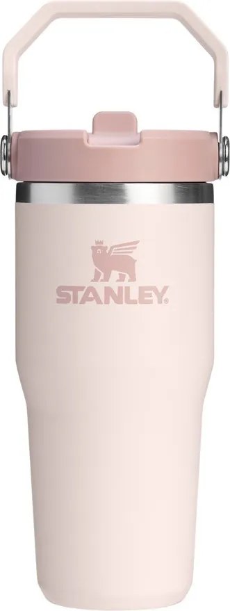 Világos rózsaszín rozsdamentes acél termosz 410 ml IceFlow™ Flip Straw 2.0 Tumbler Rose Quartz – Stanley