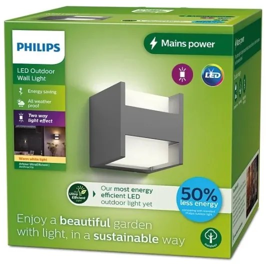 Philips - LED Kültéri fali lámpa ARBOUR LED/3,8W/230V IP44