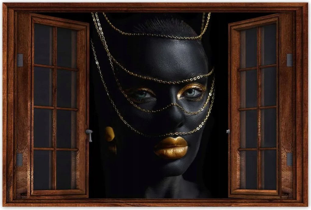 Poszterek 60x40 Az aranyszínű csecsebecsék mögött