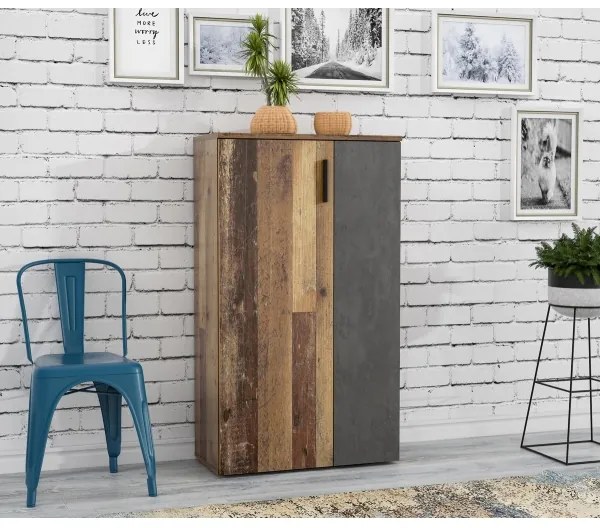 Cipőtartó ETON barna/antracit