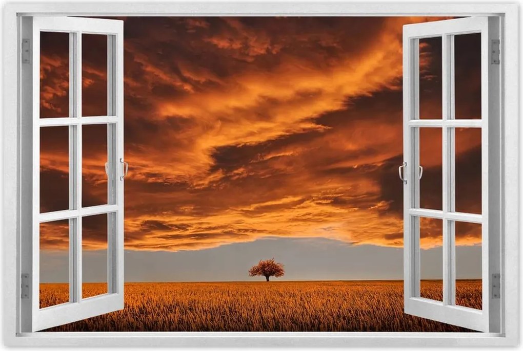 Poszter 60x40 Narancssárga égbolt