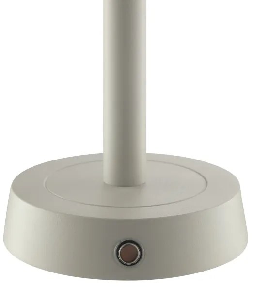 Brilliant - LED dimmelhető, újratölthető érintős asztali lámpa RAZOR LED/2,5W/5V 2700K IP44 szürke