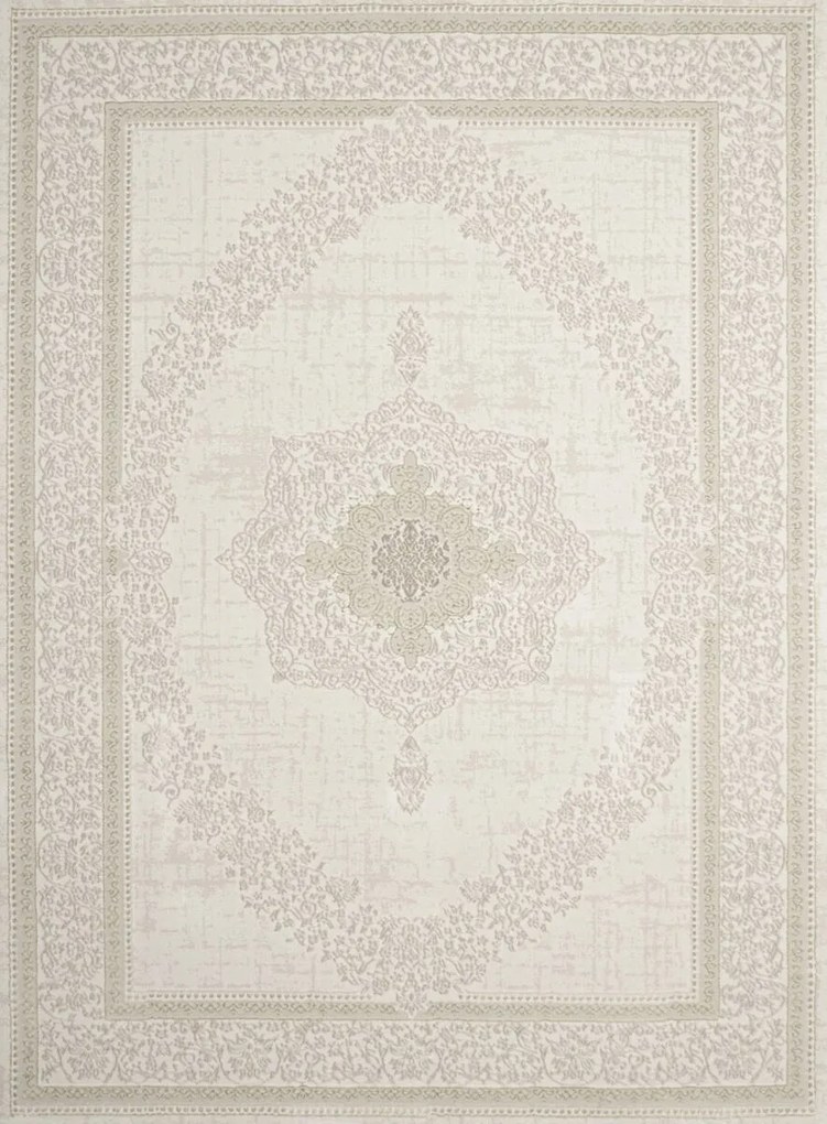 Allora Szőnyeg Dísz Keleti Mintás Bézs Krém Arany 180x270 cm