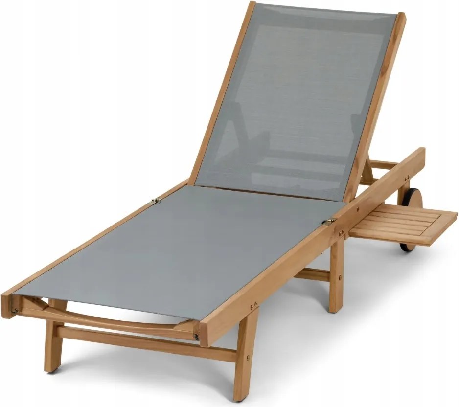 Napozóágy Szürke, Eukaliptuszfa Asztallal