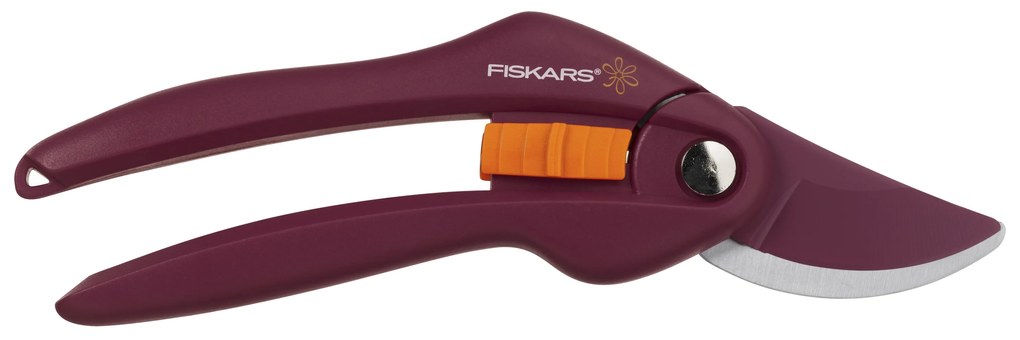 FISKARS METSZŐOLLÓ INSPIRATION P26 21X6,5X2,5CM, SZÉNACÉL PENGE, BORDÓ