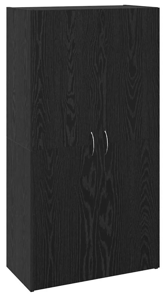 Irodai szekrény polcokkal Musta tammi 60 x 32 x 115 cm Faanyag