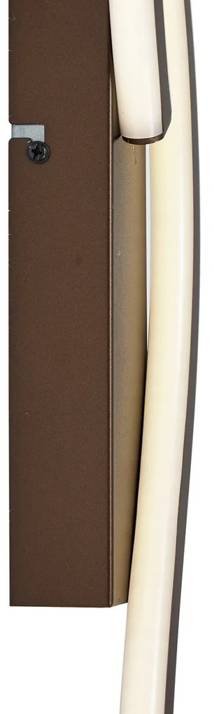 Design fali lámpa sötét bronz 3-fokozatú fényerőszabályozással 2-lámpás - Bummy