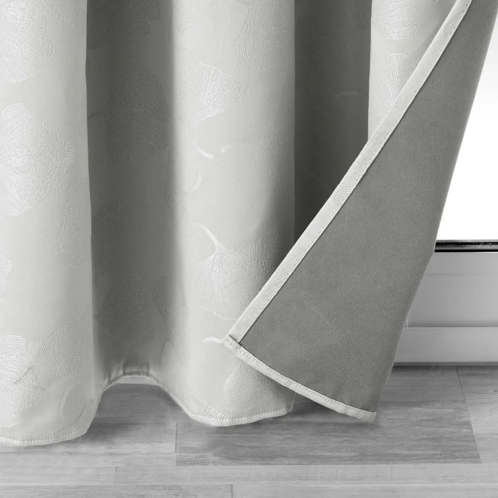 Világosszürke sötétítő függöny 140x260 cm Lunella – douceur d'intérieur