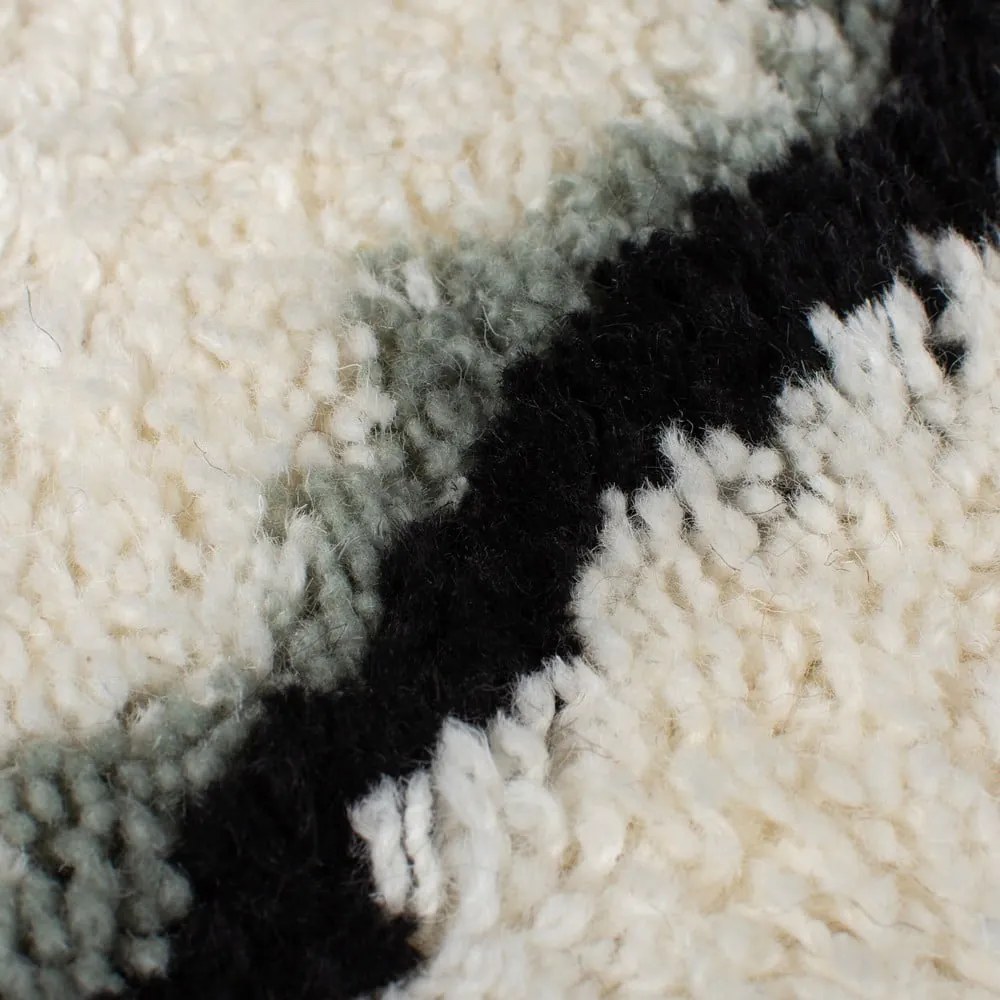 Krémszínű kézi szövésű gyapjú szőnyeg 120x170 cm Moroccan Midar – Flair Rugs