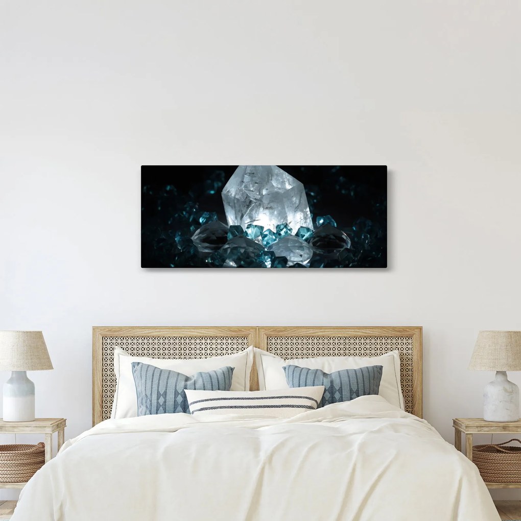 Kristály képe (120x50 cm)